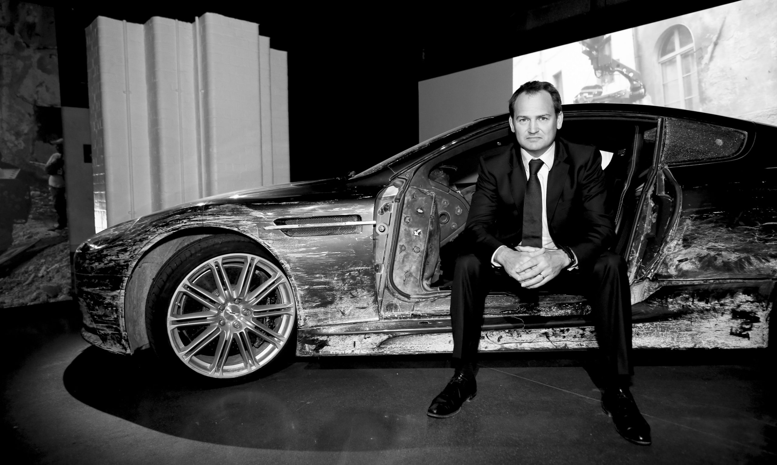 Ben Collins (The Stig, 007 stunt driver), Bond In Motion London venue event Matt Chung Photographer 1